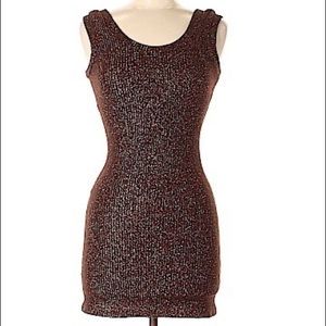 LVL X Mini Dress...Sz: Medium...Color: Brown